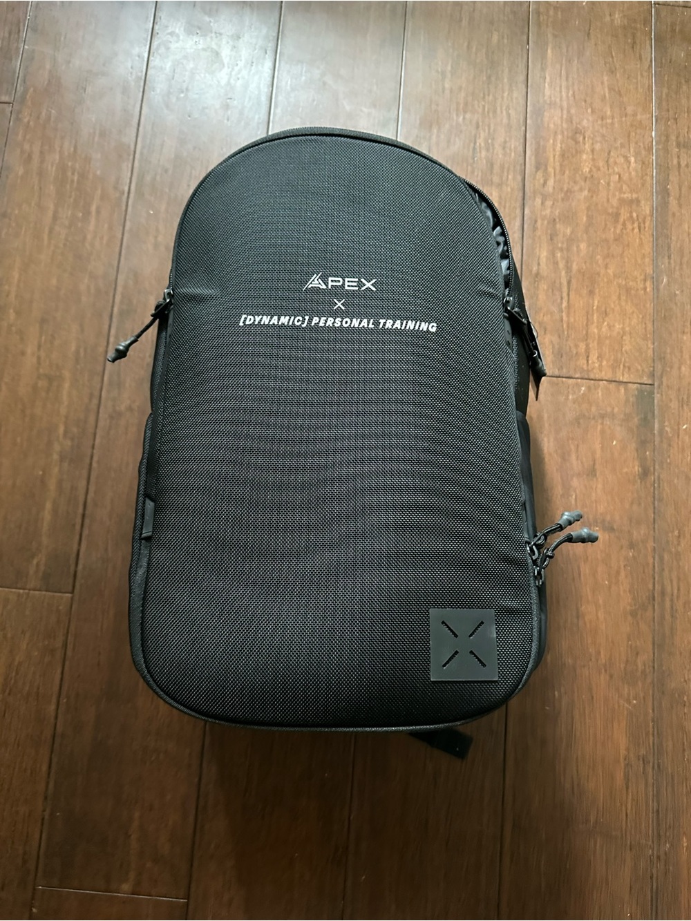 Apex Black Men's Backpack with Subtle Logo